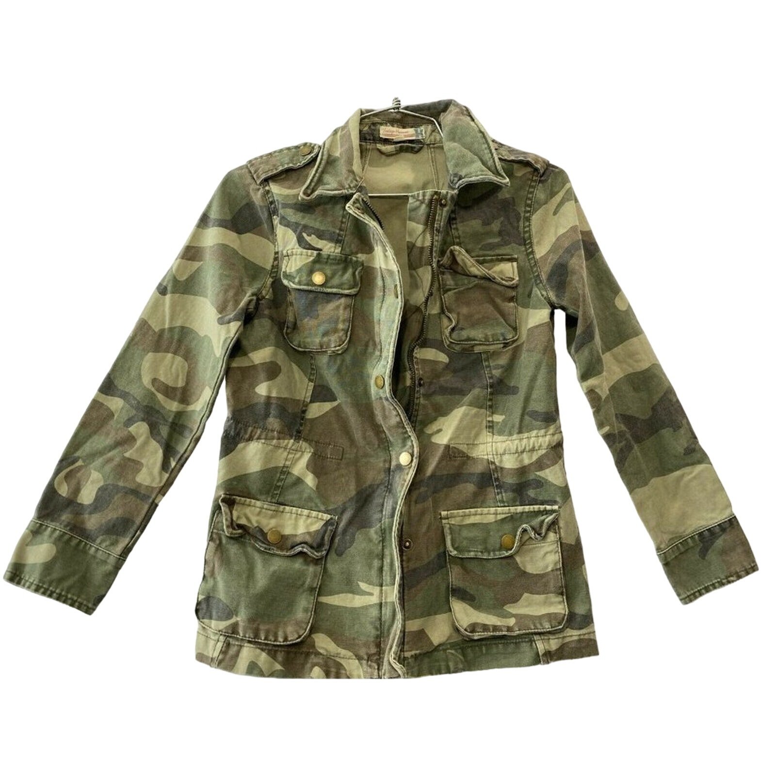 Vintage havana Girls camo jacket Cotton Size L