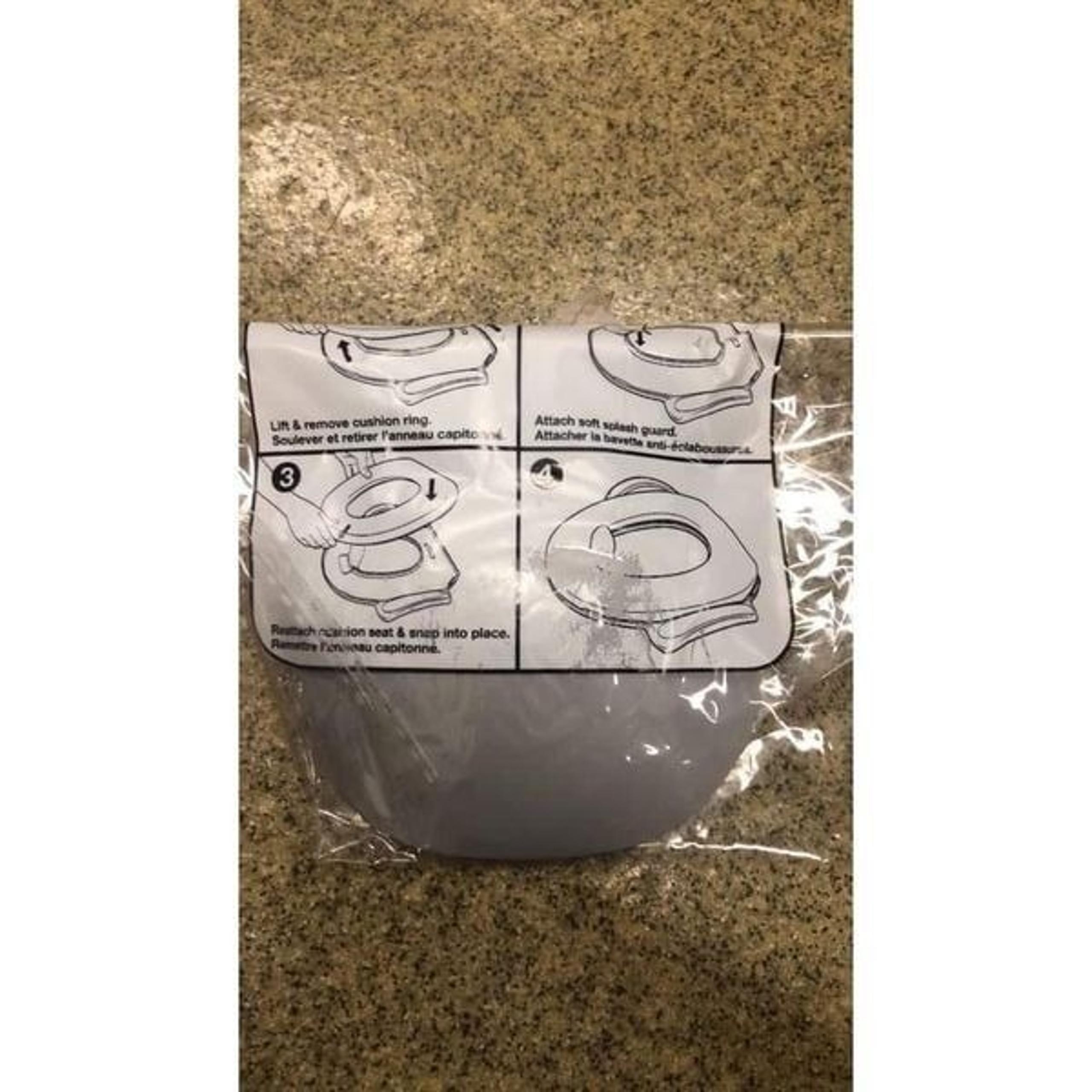 Potty splash shield