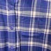 LL Bean Fleece Lined Flannel Purple Plaid Shirt Jacket Shacket SMALL