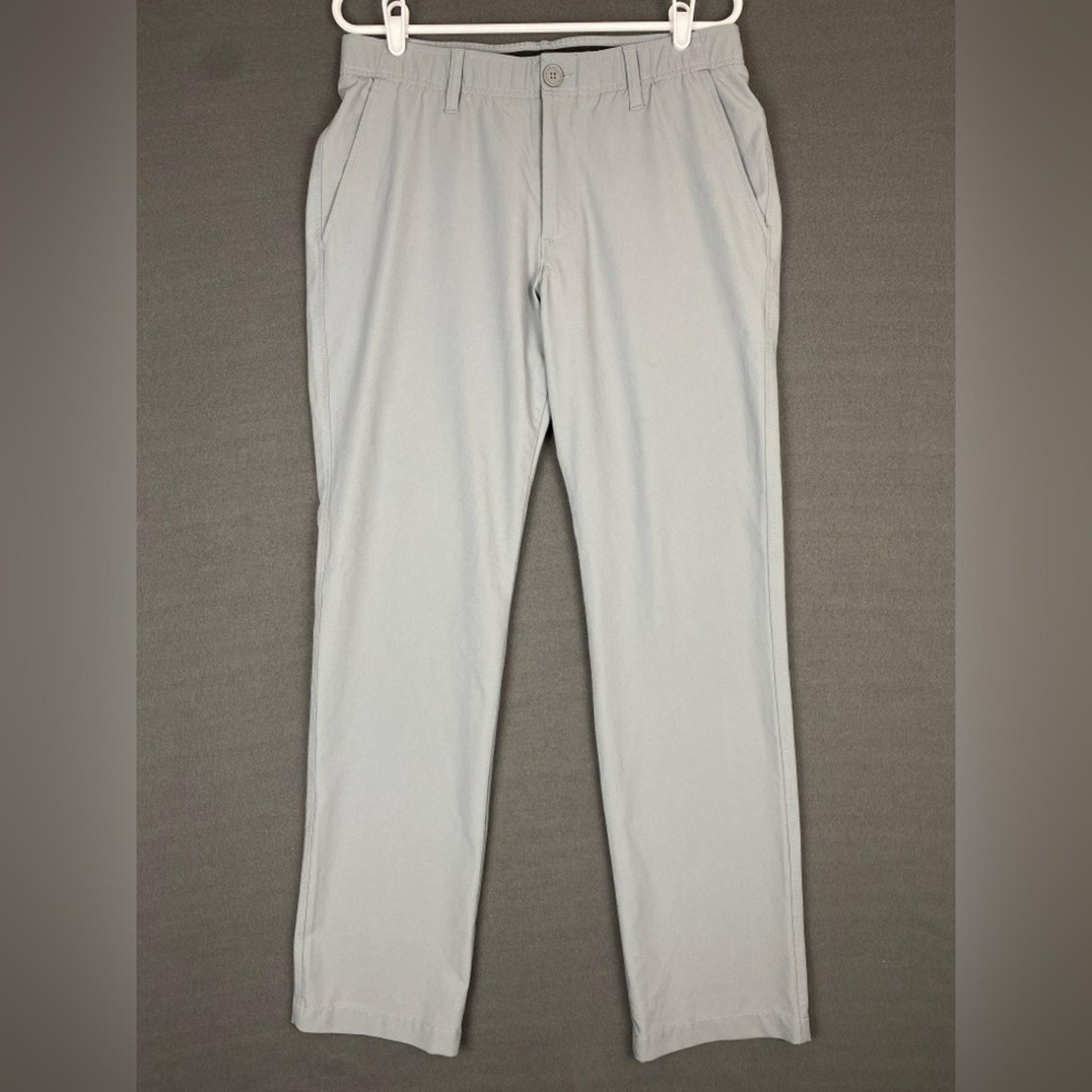 Under Armour Drive Pants Men's 32x32 Steel Grey Lightweight Stretch Active Golf