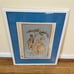 M. Eggemeyer Vintage Hand Colored Victorian Courting Scene Wall Art