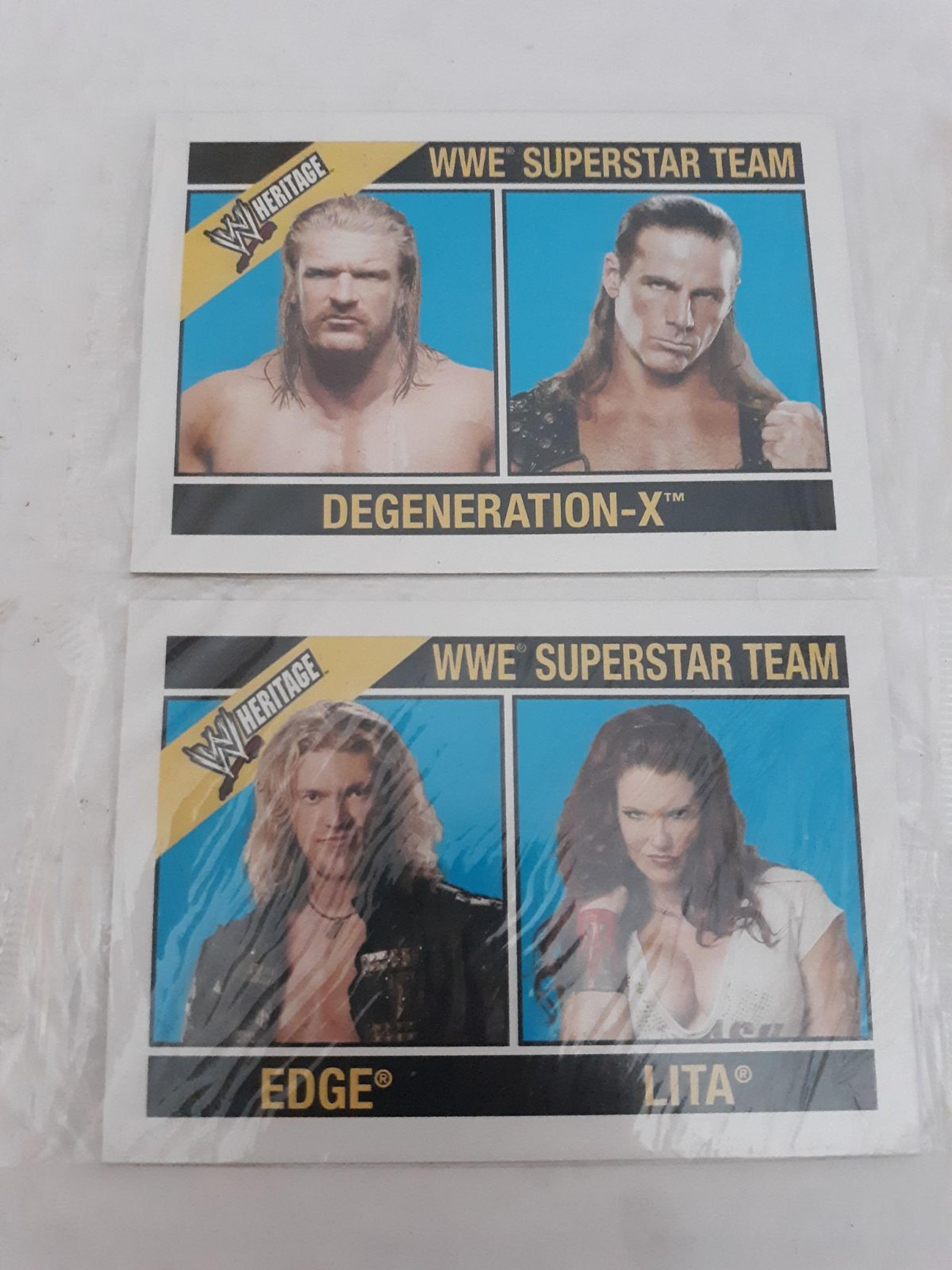 2006 WWE BOX TOPPERS DX EDGE/LITA *HTF*