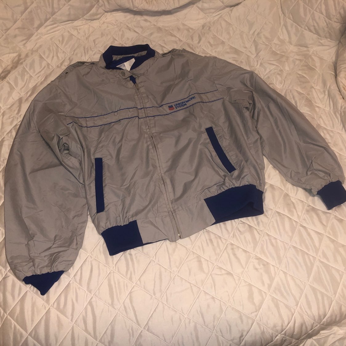 Vintage Union Pacific Railroad 70's Racing windbreaker