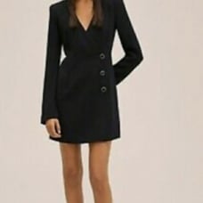 Brand New Jason Wu Blazer Dress Black Small Nwt