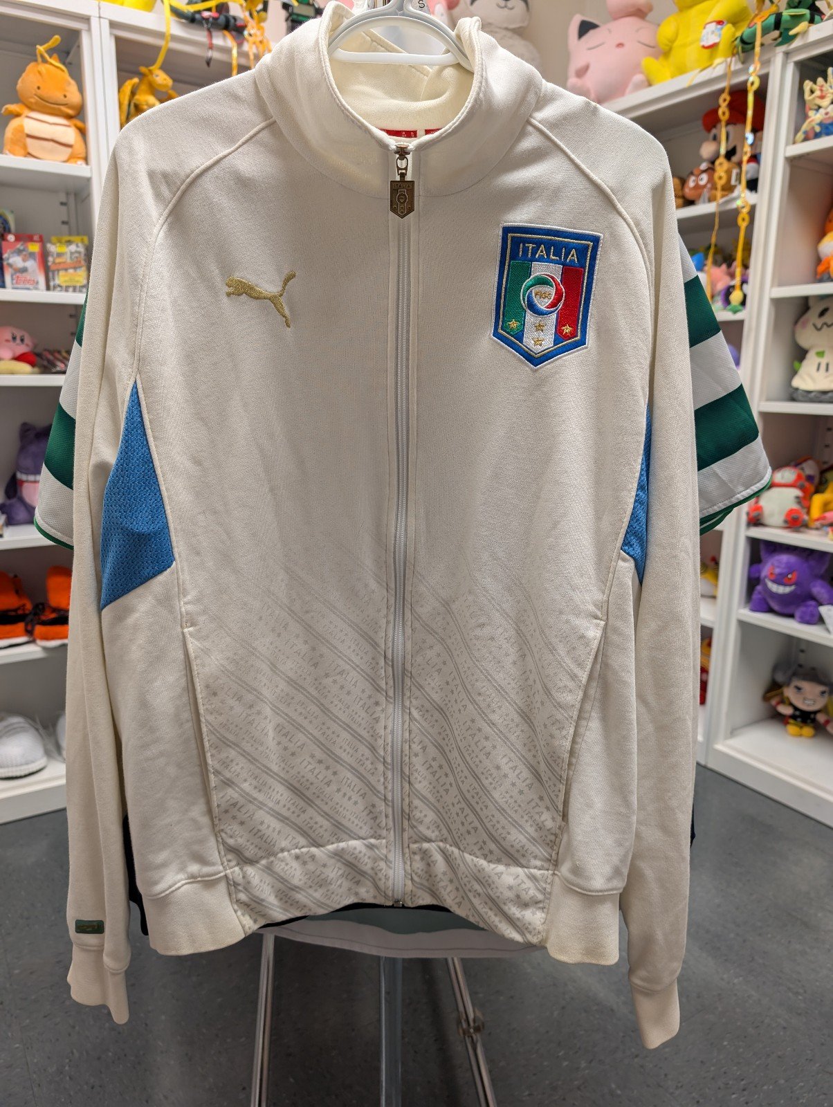 ITALY TEAM 2012/2013 FOOTBALL TRACK TOP JACKET TRAINING PUMA ORIGINAL SIZE XL