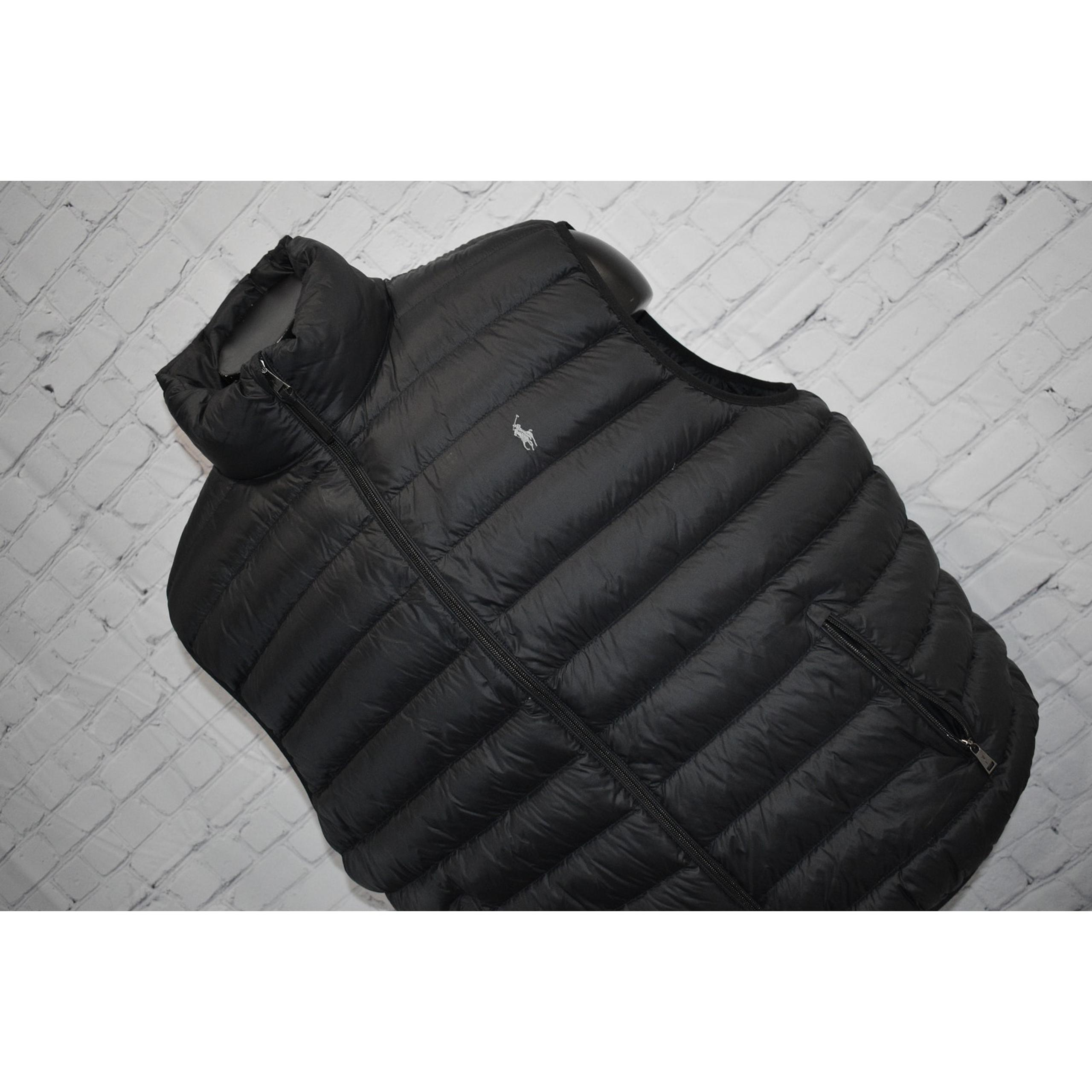 Polo Ralph Lauren Down Puffer Jacket Vest Men Size 2XB BIG Nylon Full Zip