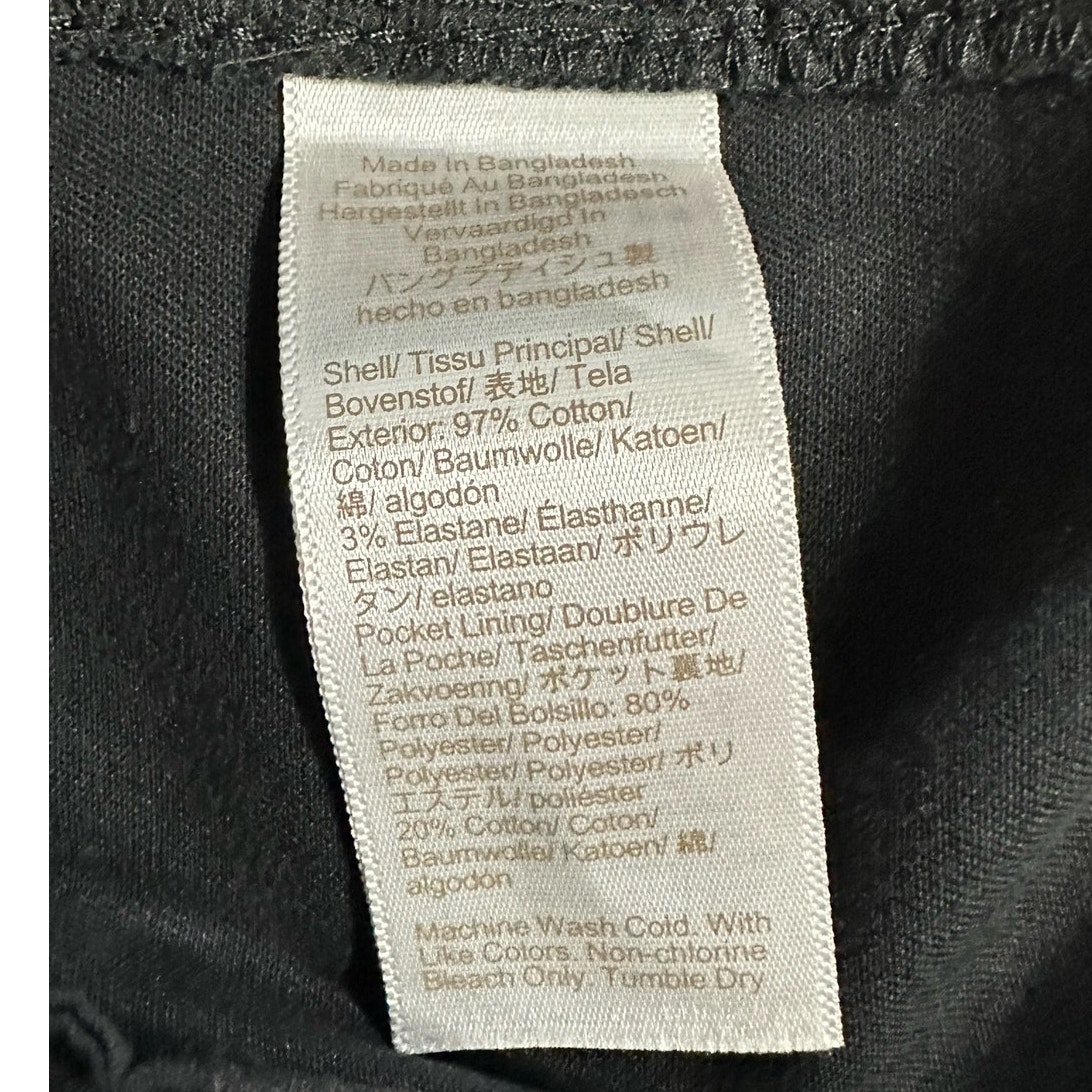 J.Crew Factory Girlfriend Chino Pant Women's 12P Petite Black High-Rise NWT - detail