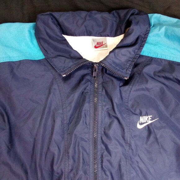 Vintage 90s Nike Color Block Windbreaker Jacket