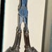 Vintage 7 Web Sterling Silver Grape Shears Scissors. Italy