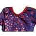 GK Elite Red Foiled Star Spangled Premium LS Navy Leotard Velvet Trim AM Adult M