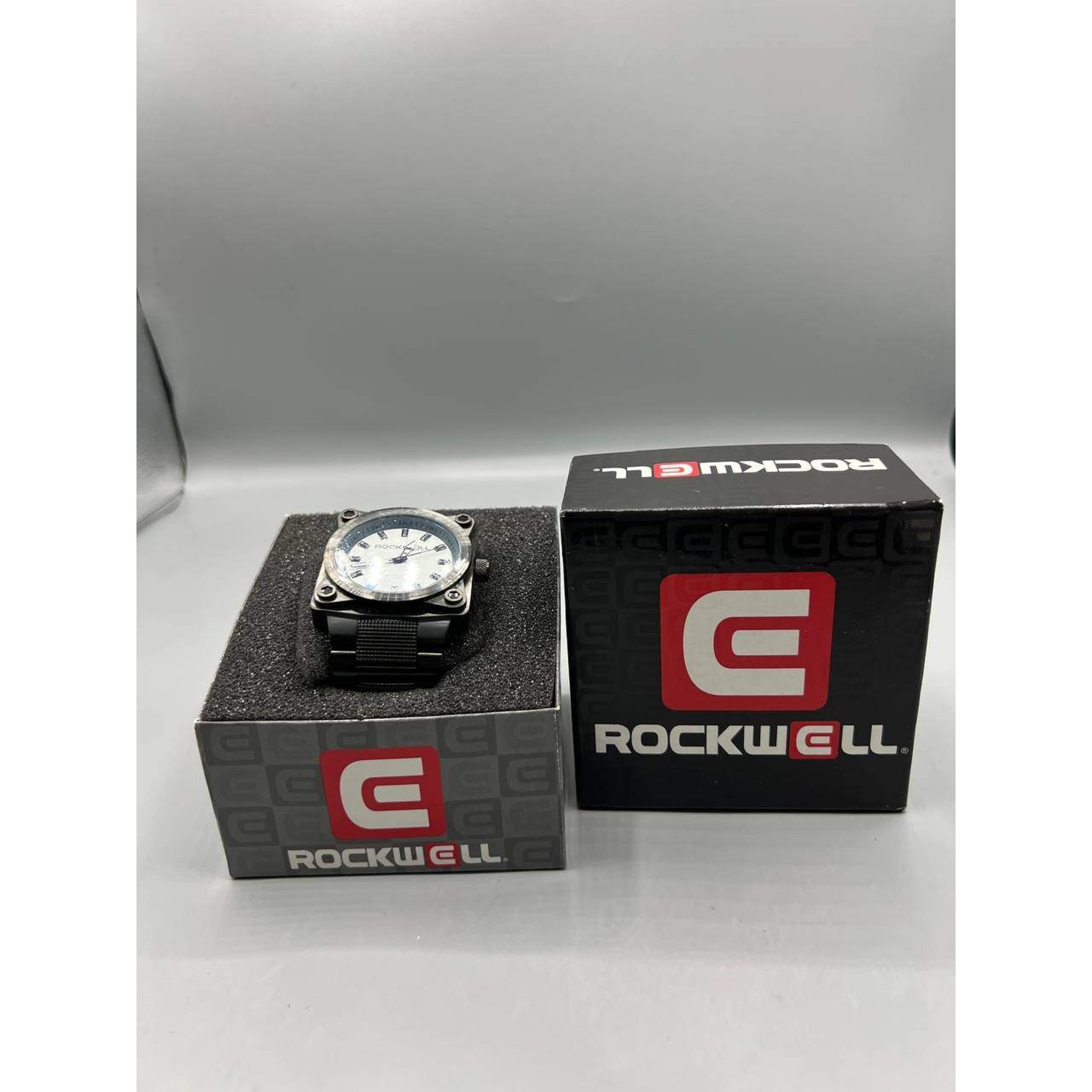 Rockwell 747 Wristwatch Men Black White Analog Rare New