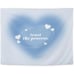 Y2K Blue Aura Tapestry - Aesthetic Blue Tapestry Wall Hanging Room Decor