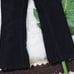 Vince Black Flare Leg Corduroy Pants 27