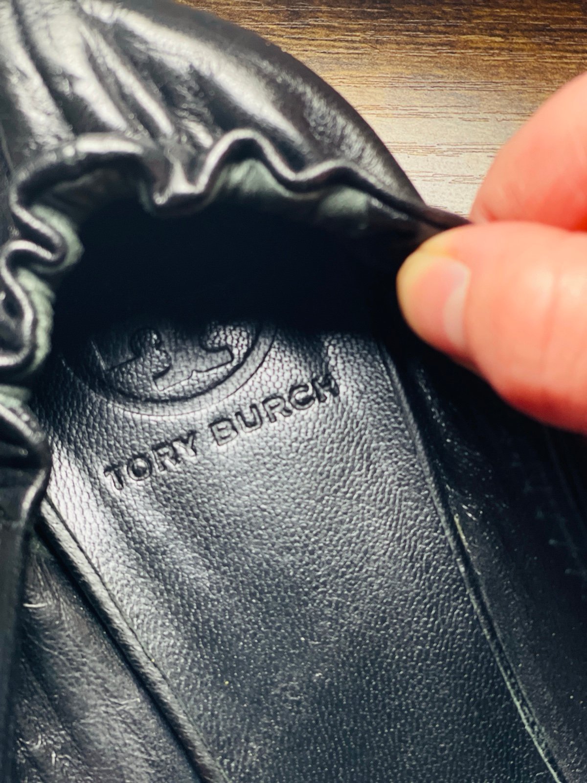 Tory Burch Reva Black Ballet Flats - Size 9