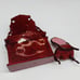 Antique Style Miniature Dollhouse Furniture Set With Hutch Chair & Accessories