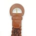NEW COACH Vintage Woven Belt in British Tan / Boho Casual Gifting Cottage