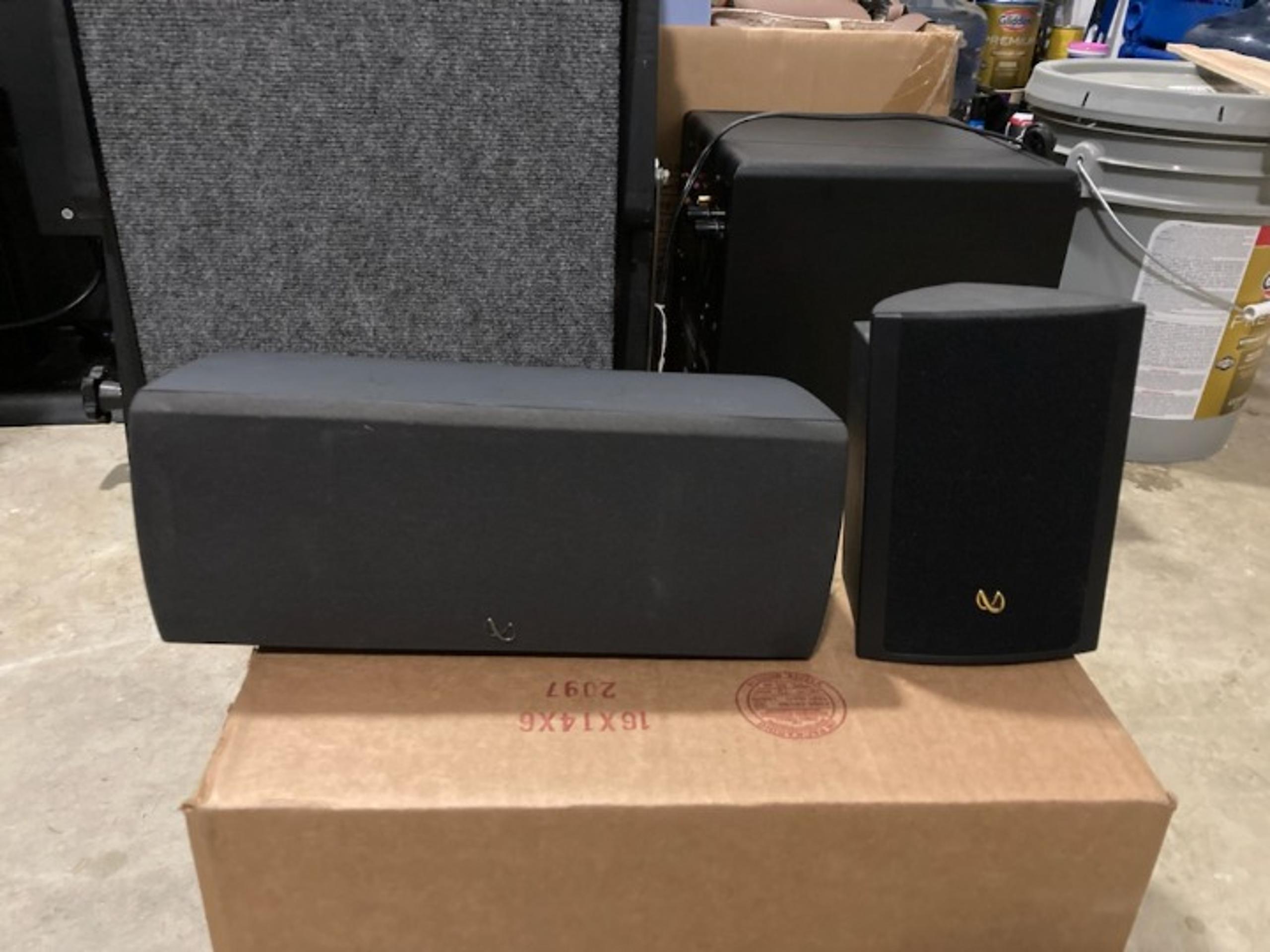 Infiniti L-MPS Minuette Speaker Satellite & Center Channel