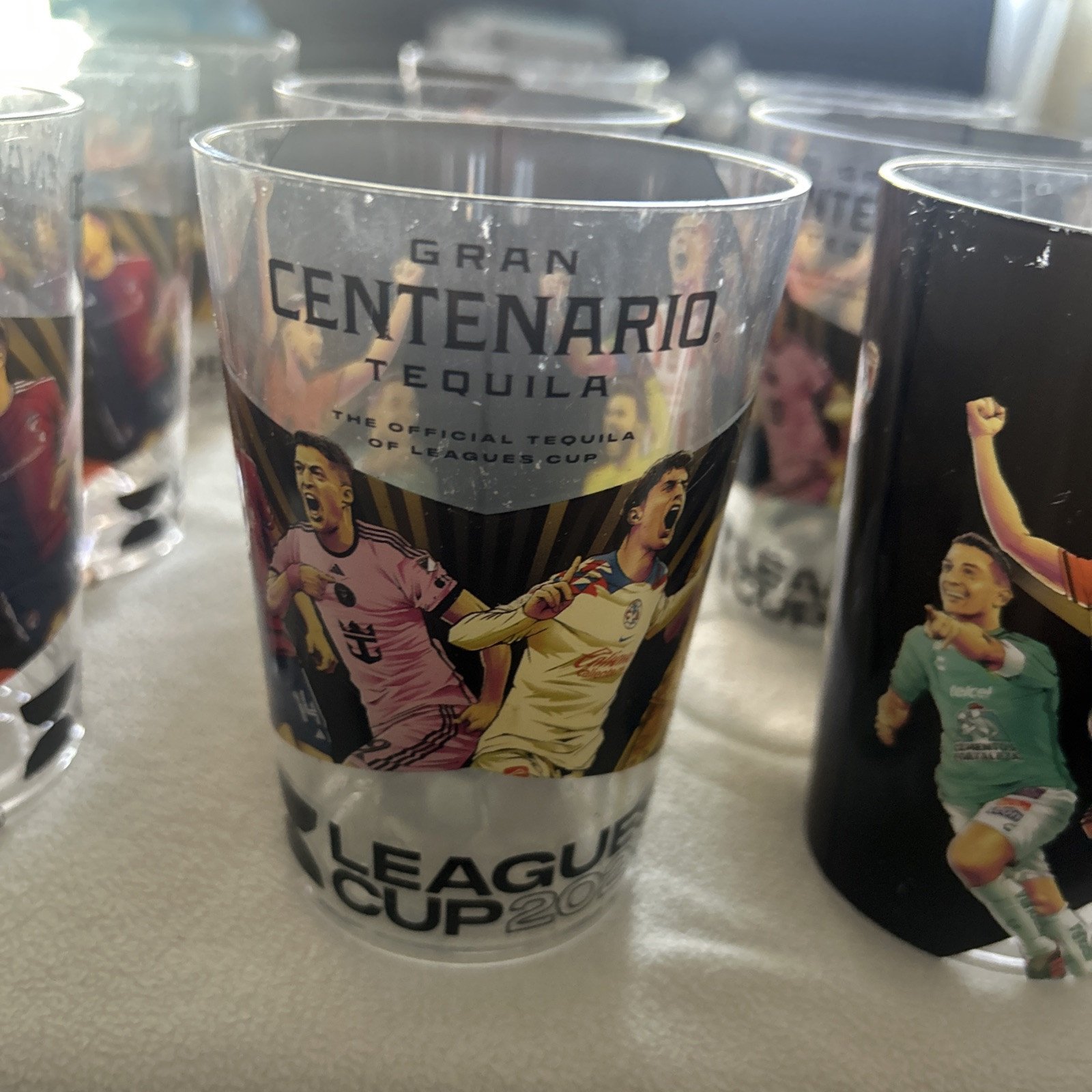 Gran Centenario Tequila Mexican Leagues Cup 2024 Plastic Drinking Cup Lot Of 13