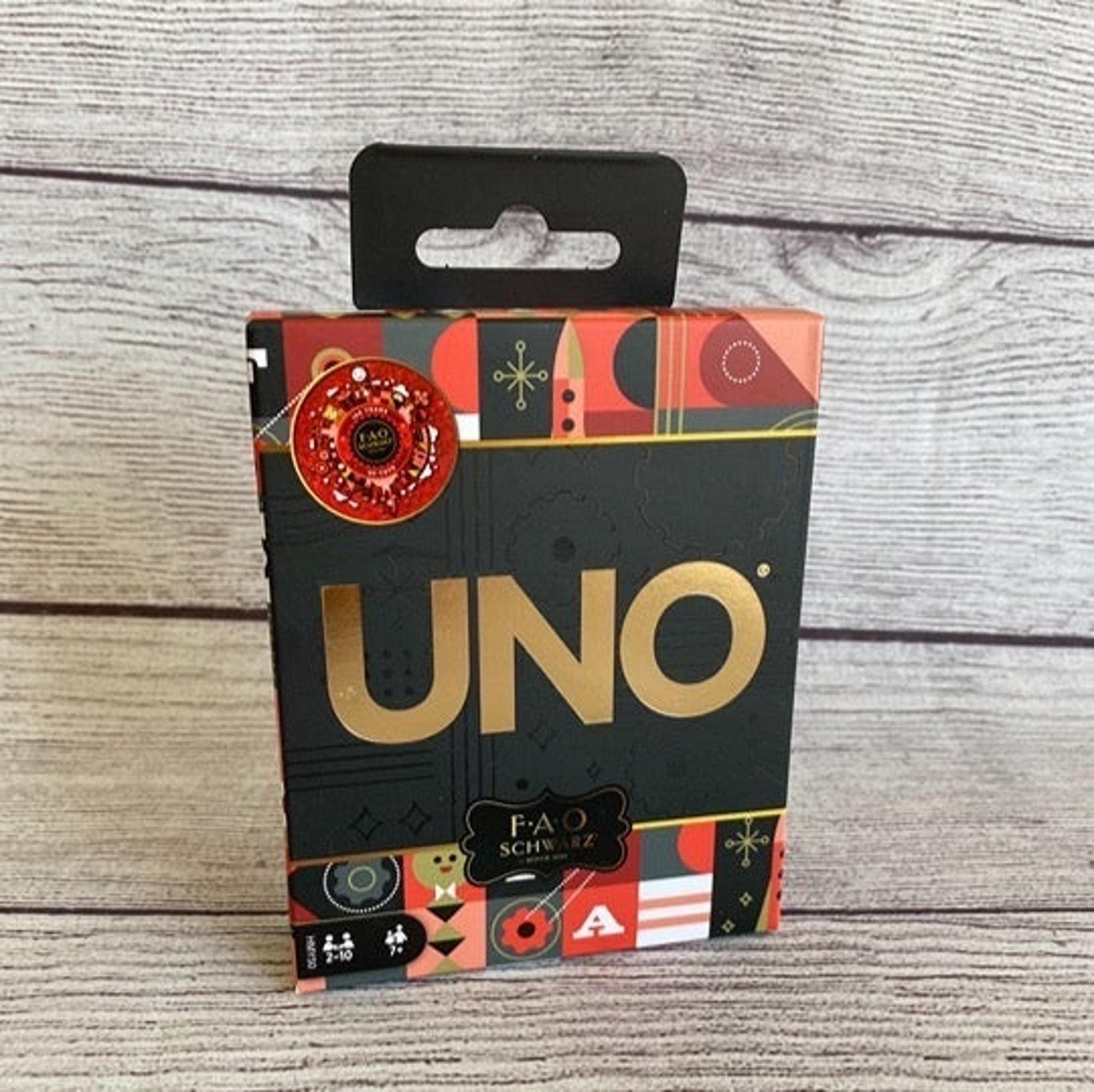 FAO Schwarz / Mattel Uno Card Game 160th Anniversary Collectors Box Edition