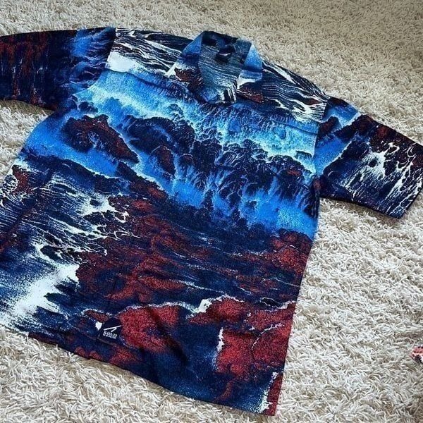 Vintage Original Karl Kani Button Up Shirt Mens Large