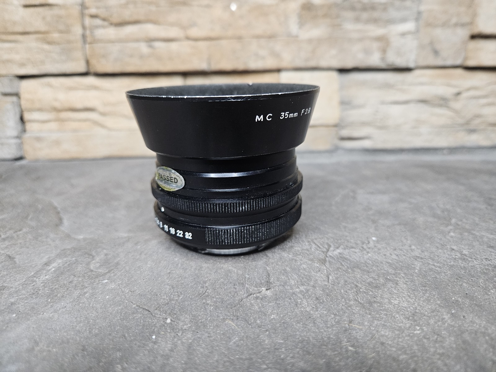 MINOLTA 100MM F4 ROKKOR-X AUTO BELLOWS LENS with lens hood