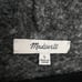 Madewell Gray V Neck Sweater Vest Pullover Large