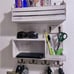 Key Holder for Wall, Wall Mounted Mail Organizer with 6 Metal Key Hooks