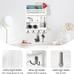 Key Holder for Wall, Wall Mounted Mail Organizer with 6 Metal Key Hooks