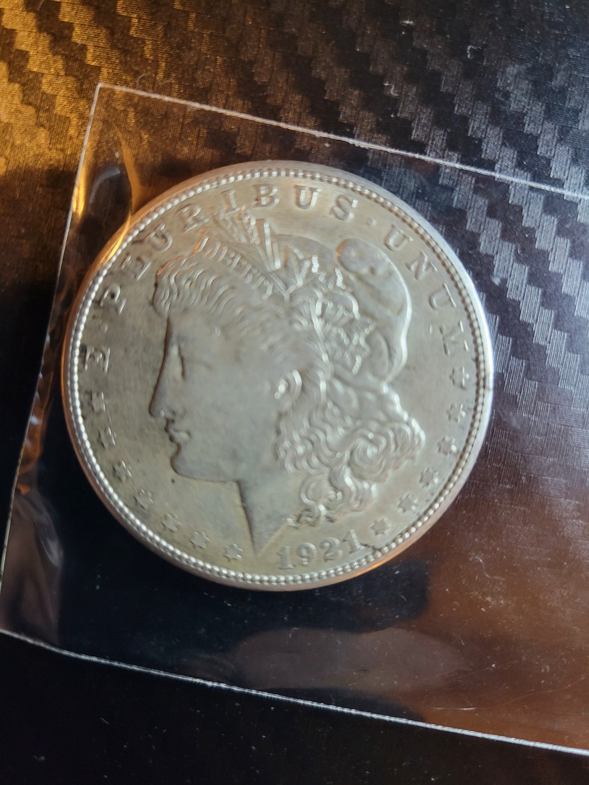 1921-S-Morgan Silver Dollar