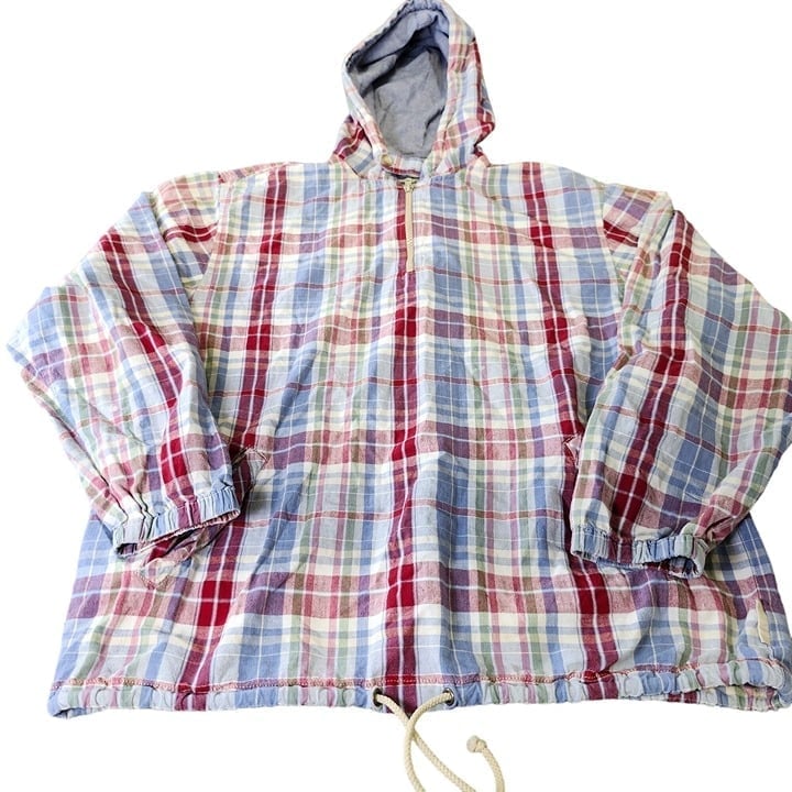 Pendleton Originals Plaid Hooded Jacket Small 100% Cotton