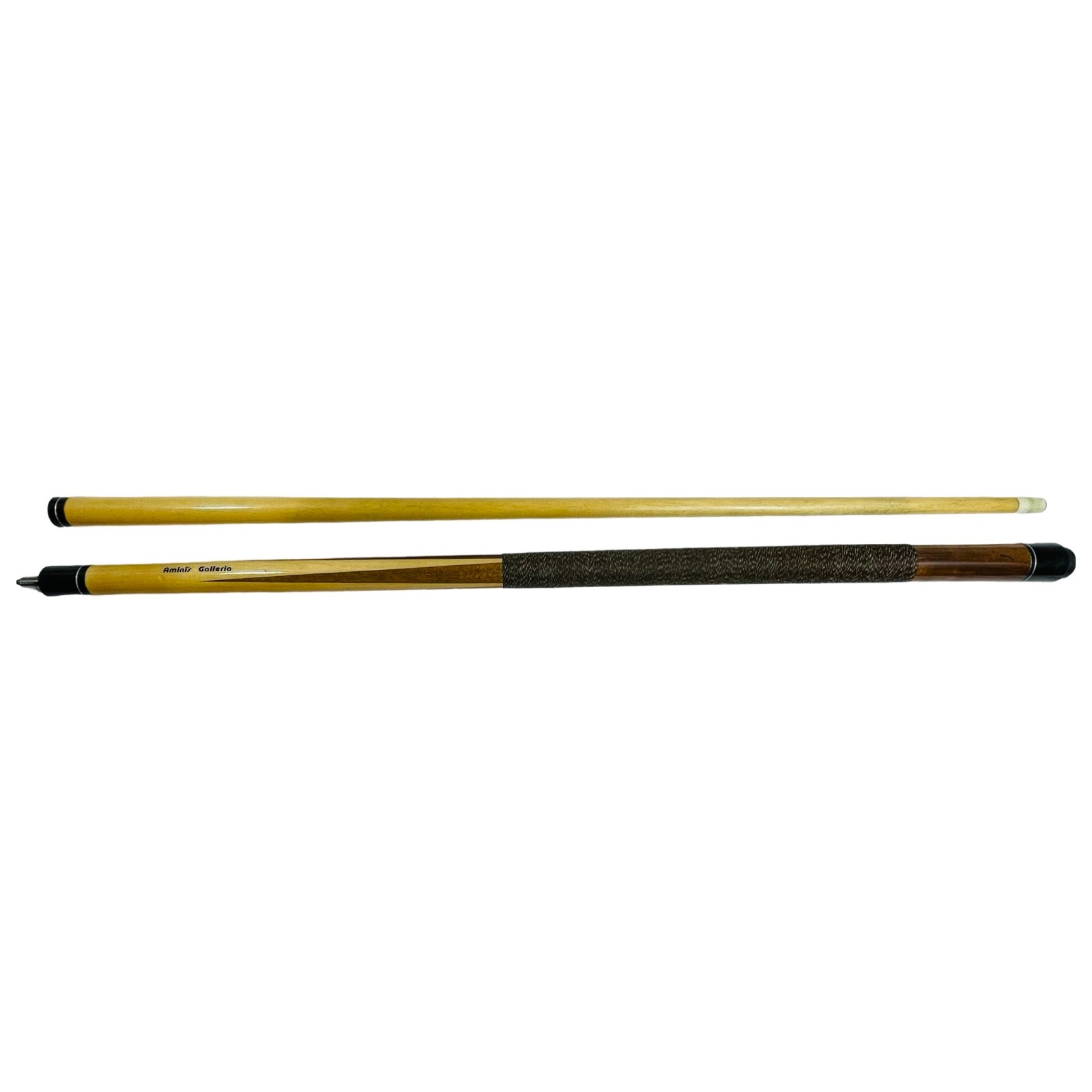 Beautiful 58” Amini’s Galleria Pool Cue – Premium Hardwood, Great Quality