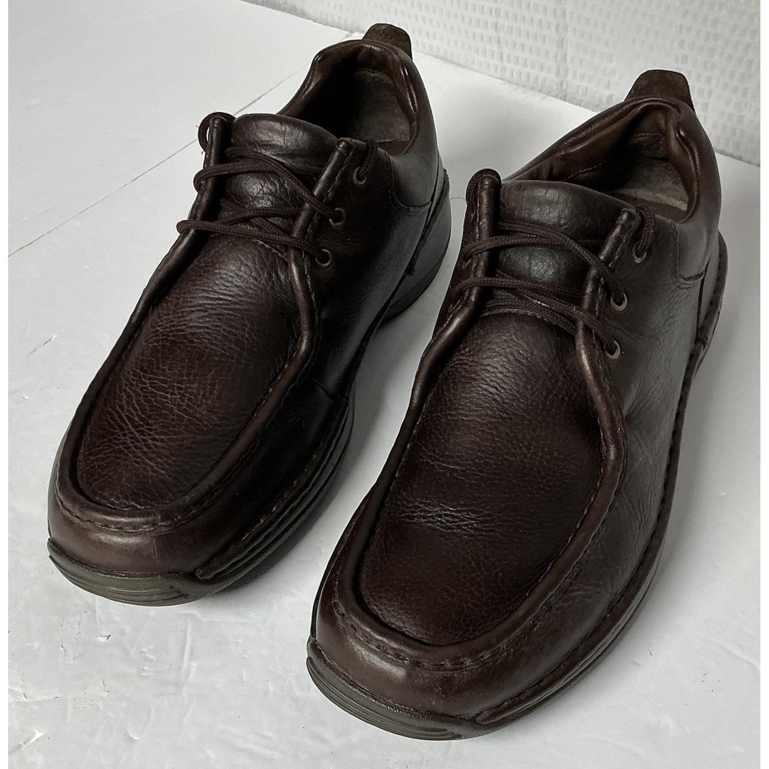 RED WINGS 4041 Brown Leather Moc Toe Oxfords Shoes Mens Size 12 D