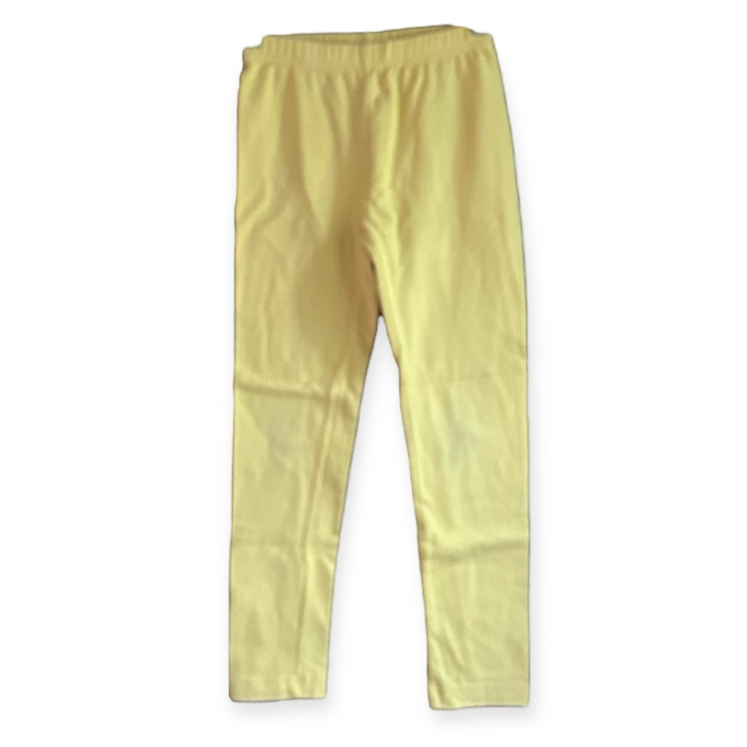 Hanna Andersson Size 120 (6-7) Yellow Leggings