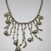 Vintage Sterling Silver Ball Bead Fringe All Sterling Silver Necklace 16 80.99g