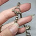 Vintage Sterling Silver Ball Bead Fringe All Sterling Silver Necklace 16 80.99g
