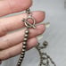 Vintage Sterling Silver Ball Bead Fringe All Sterling Silver Necklace 16 80.99g