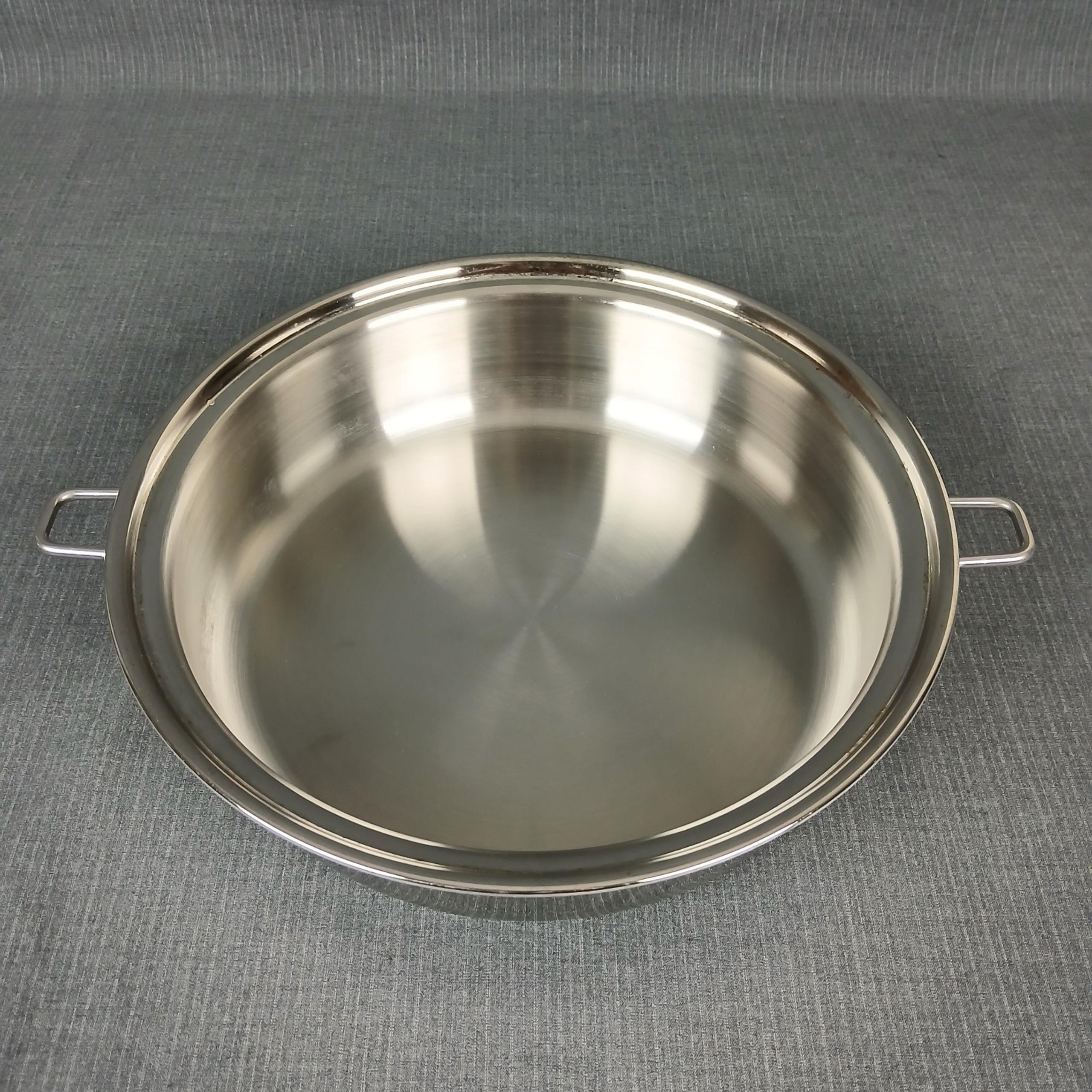 11" Skillet Saute Pan 316TI Titanium Stainless Steel Versa Tec Fryer - Saladmaster
