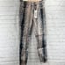 L’Agence Margot High Rise Skinny petal black snake foil pants size 25 nwt