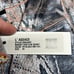 L’Agence Margot High Rise Skinny petal black snake foil pants size 25 nwt