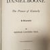 VERY RARE Life and Adventures of Daniel Boone