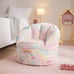 Pink Polyester Tie Dye Unicorn Bean Bag