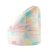 Pink Polyester Tie Dye Unicorn Bean Bag