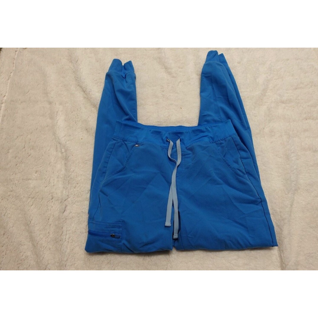 Figs Scrub Womens Size Small Blue Zamora Jogger Technical Pants Comfort Style