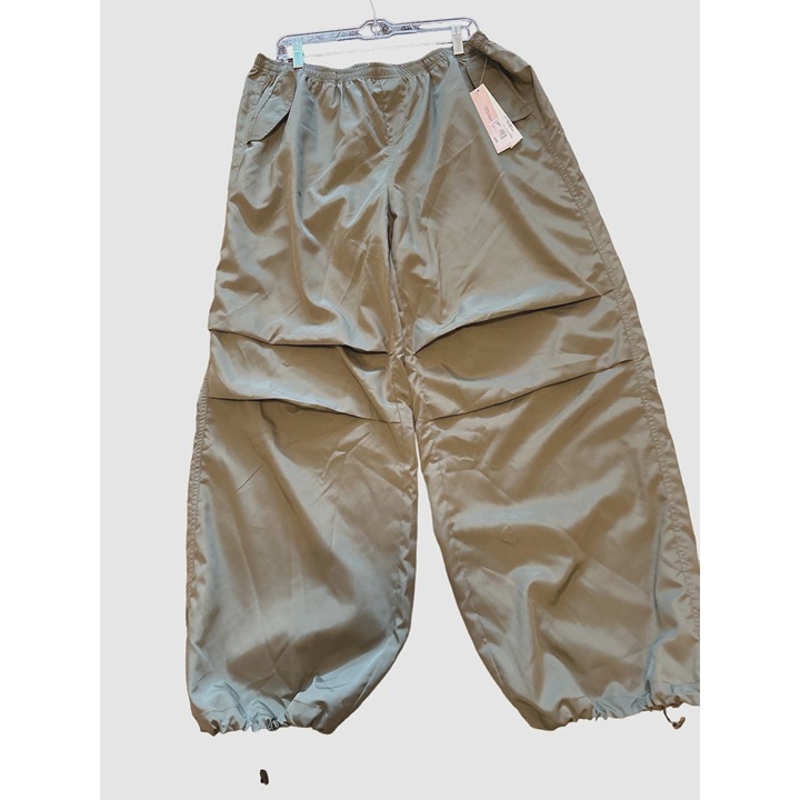 AQUA 100% Polyester Women’s Color Rich Olive Pants RN Plus Size XXL Sku 2773