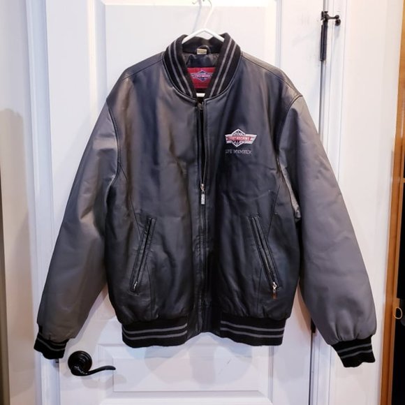 National Street Machine Club coat life member XL Jacket NSMC Logo 2 color zip