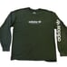 Vintage Mens Adidas Long Sleeve Lightweight Green Crewneck Shirt Sz Large