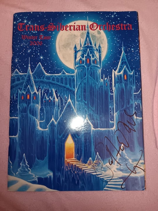 Trans Siberian Orchestra Winter Tour 2006 Tour Program Signed by Paul O'Neill