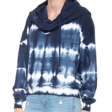 Young Fabulous & Broke Women's Blue Tie Dye Piper Hoodie Size Small NEW