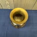 Vintage Brass Etched Vase