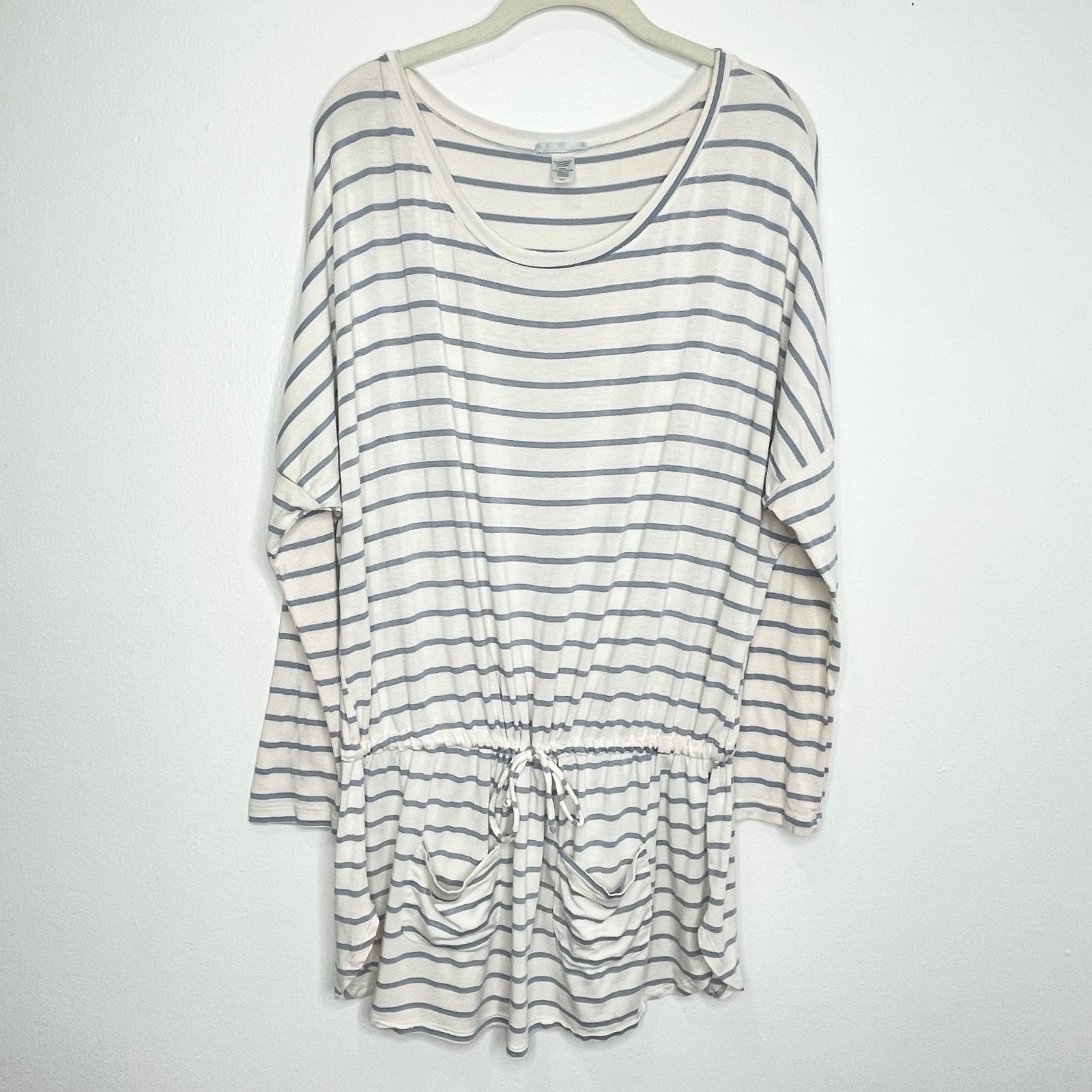 Eberjey Lounge Striped Tunic Size M